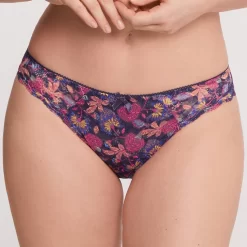 Slip Marine Imprimé Luccia Swing -Mode Lingerie Magasin BL02459 9BA WEB 1