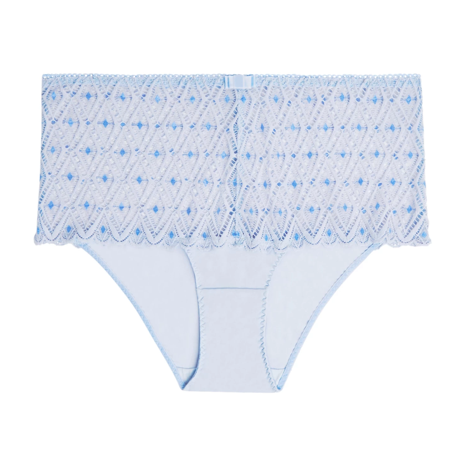 Culotte Haute Bleu Tendre AMELIA 1 Culotte Haute Bleu Tendre AMELIA