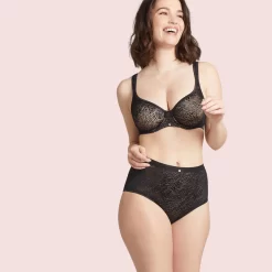 Culotte Noir Just Me -Mode Lingerie Magasin BL03492 030 WEB 3