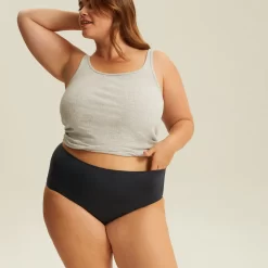 Culotte Très Haute One Size Noir JUST ONE MICRO -Mode Lingerie Magasin BL04600 030 WEB 3