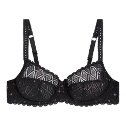Soutien-gorge Emboîtant Avec Armatures Noir Sublime AMELIA