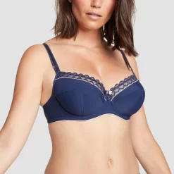 Soutien-gorge Emboîtant Avec Armatures Marine Sydney Pure -Mode Lingerie Magasin BL14563 021 WEB 1