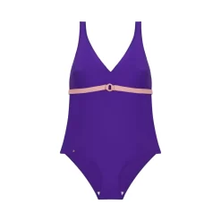 Maillot Une Pièce Sans Armatures Violet MADDELANA