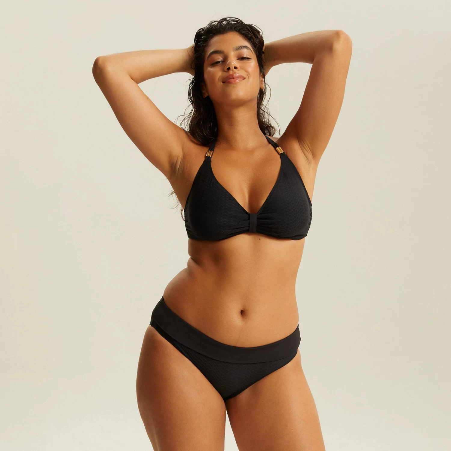 Culotte Haute De Bain Noir VENTOTENE 4 Culotte Haute De Bain Noir VENTOTENE – Image 4